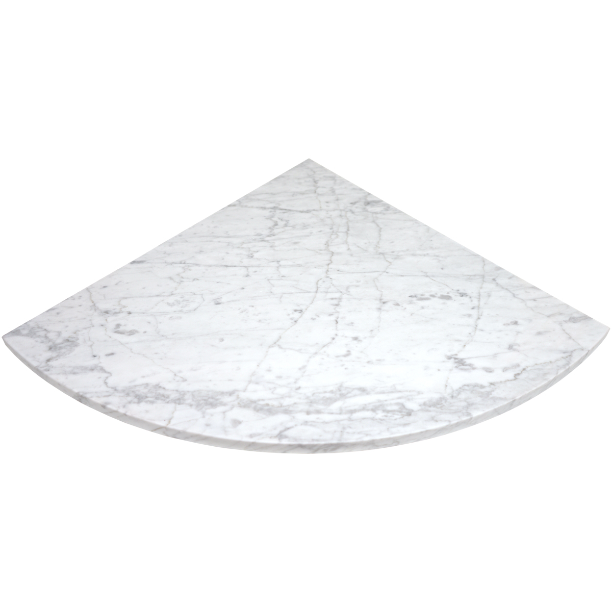 Carrara Polished Marble Shower Seat